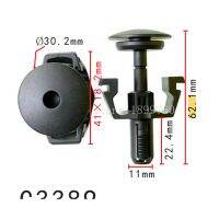 [HOT AIXUSACJWII 526] 10x / 100x Auto คลิปพลาสติกและ Fastener หม้อน้ำกันชนหน้าสำหรับ Benz A0009912195 0009912195 A1695040114