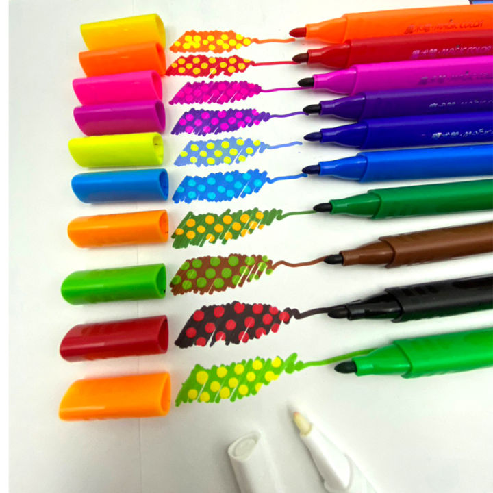 สีเมจิก-เปลี่ยนสีได้-12สี-ปากกามหัศจรรย์-ปากกาเมจิก