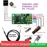 DS18B20 RS485 RS232 TTL Com UART Temperature Acquisition Sensor Modbus RTU Module DC 5V 12V for UNO PC PLC MCU