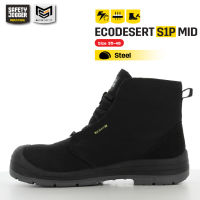 [รับประกัน 3 เดือน] Safety Jogger รุ่น ECODESERT S1P MID รองเท้าเซฟตี้หุ้มข้อ หัวเหล็ก พื้นกันทะลุ ระบายอากาศ