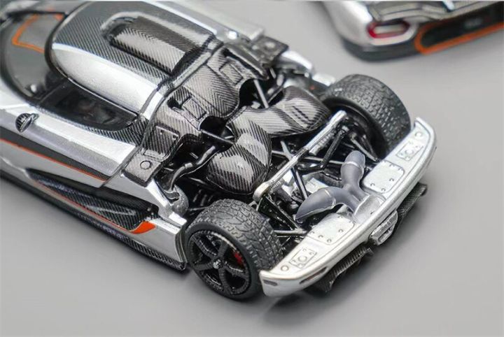 pre-order-tpc-1-64-koenigsegg-one-silver-removable-engine-hood-limited999-diecast-model-car