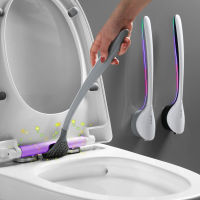 Toilet Brush Holder Silicone Toilet Cleaning Kit Hanging Ventilation Drainage Cleaning Brush Storage Organization Toilet Brush