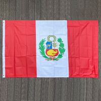 Gratis Ongkir Xvggdg ใหม่ธง Peru 3Ft X 5Ft แขวนธง Peru ธงโพลีเอสเตอร์ธงมาตรฐาน