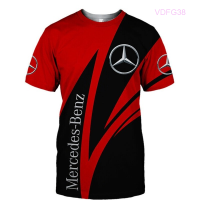 Mer-cedes T-shirt HOT Amg/glc/maybac Mens - Full Print Size：S-5XL