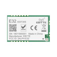 Sx1278ลอร่าโมดูล Uart Rf 433Mhz 30dbm 8000M ตัวรับส่งสัญญาณไร้สายระยะยาวเครื่องรับส่งสัญญาณโมดูล Lora E32-433t30s Iot