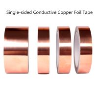 20 Meters Single Side Conductive Copper Foil Tape Strip Adhesive EMI Shielding Heat Resist Tape 20mm  30mm  50mm width Adhesives Tape