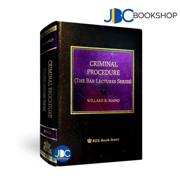 Book Criminal Procedure (The Bar Lecture Series) 2019 Edition By ...