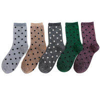 5PaisLot Women Socks Set Fashion Female Shiny Dot Top Glitter Shining Spring Bright Sparkling Printed Designer Mujer Cute Sox