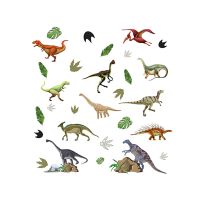 Wall Sticker 30*60cm*2pcs Dinosaurs Kids Room Children Vinyl Dino Wall Stickers Baby Boy Nursery Wall Decals