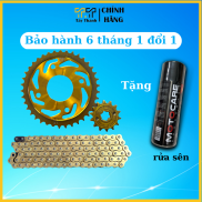 Bộ nhông sên dĩa raider fi màu đỏ