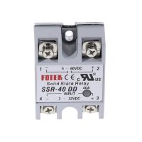 ☊﹊ 1Pcs SSR40DD SSR-40DD Manufacturer 40A solid state relay input 3-32VDC output 5-60VDC