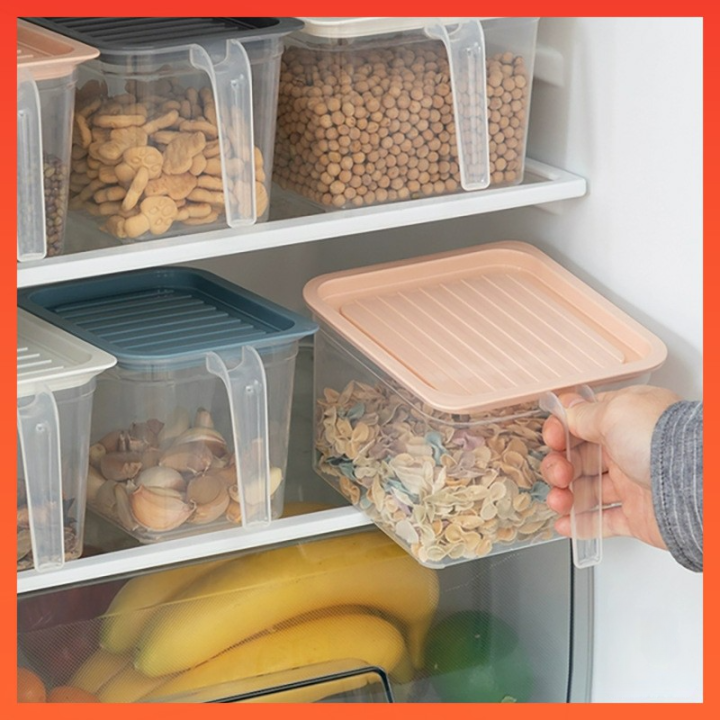 กล่องเก็บอาหารตู้เย็น-มีที่จับ-มีฝาปิด-กล่องเก็บอาหารตู้เย็นแบบพกพา
