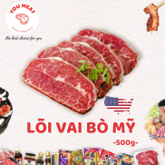 Lõi Vai Bò Mỹ Cắt Steak 500g US Top Blade Choice - Bò Bít Tết -  Giao Hàng