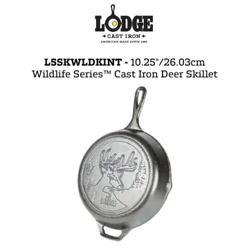 Cast Iron Cookware Lodge Wildlife Series Skillet 6.5 Wolf
