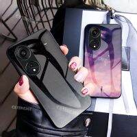 OPPO A98 5กรัม2023เคสโทรศัพท์กระจกเทมเปอร์สำหรับ Oppo A98 A78 98 78 OPPOA98 5กรัมปลอกกันกระแทกเคสประกบหลังแบบแข็งบาง