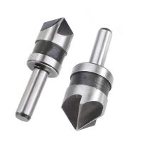 2ชิ้น Countersunk ดอกสว่านเงิน5ขลุ่ยอุปกรณ์เหล็กความเร็วสูง