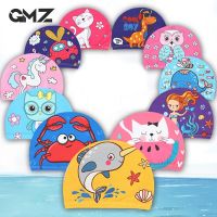 【CW】 Kids Cap Cartoon Printing Design Boy Swim Fashion Wholesale