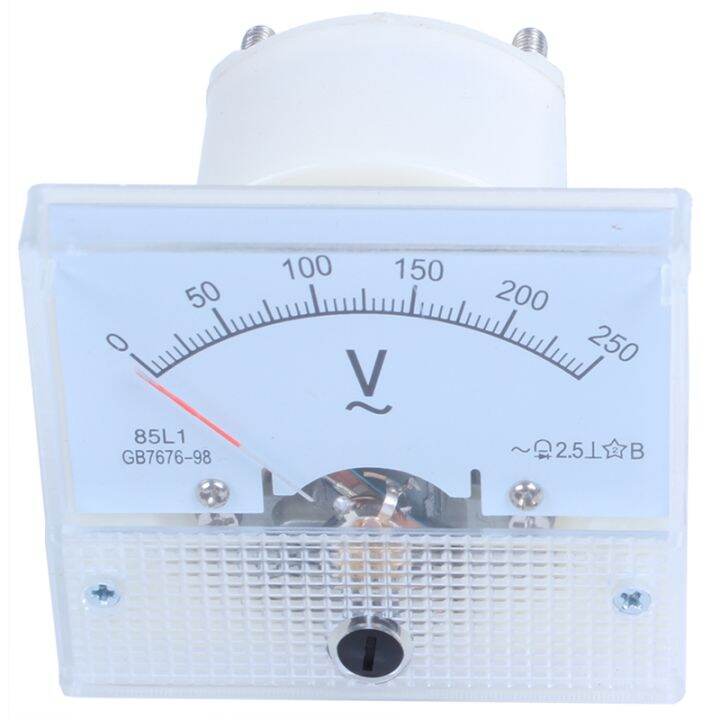 Analog 85L1 AC 250 V Panel Meter Voltmeter Measuring device ...