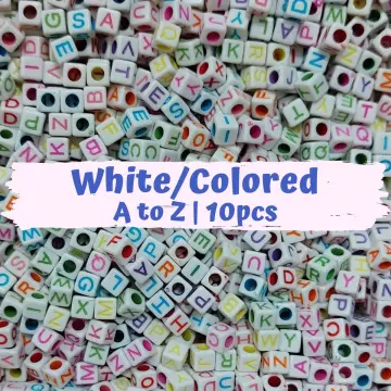 Shop Vowel Letter Beads Colorful with great discounts and prices