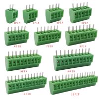 10Pcs Pitch 2.54mm PCB Screw Terminal Block Connector KF128-2.54 2P/3P/4P/5P/6P/7P/8P/9P/10P/12P/16 Pin Mini Splice Terminals