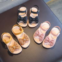 CAPSELLA KIDS Soft Bottom Bow Tie Beach Sandals Girls Summer Shoes Girls Sandals Baby Toddler Children Summer Shoes 1-12 Years