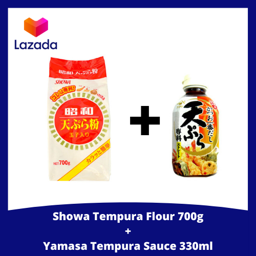 Japanese Tempura Set (Showa Tempura Flour 700g) + (Yamasa Tempura Sauce