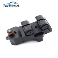 NEVOSA สวิตช์กระจกไฟฟ้ารถยนต์35760-S9A-G042A ด้านหน้าซ้ายสำหรับ Honda CRV 2002-2006 Civic 2001-2005 35750S5AA02ZA 35760S9AG042A