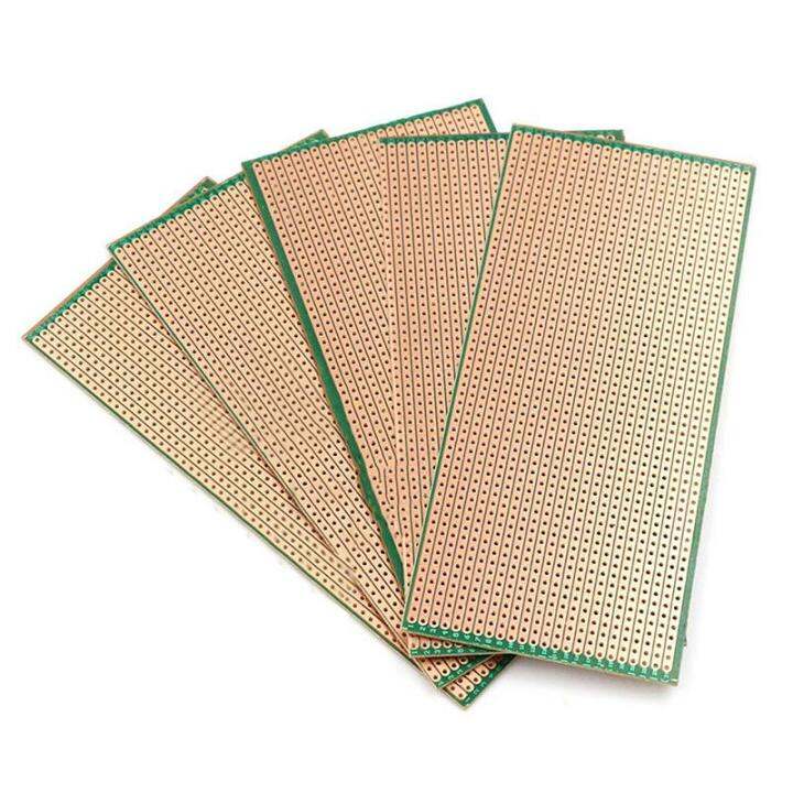 2Pcs Stripboard Veroboard Uncut PCB Platine Single Side Circuit Perf