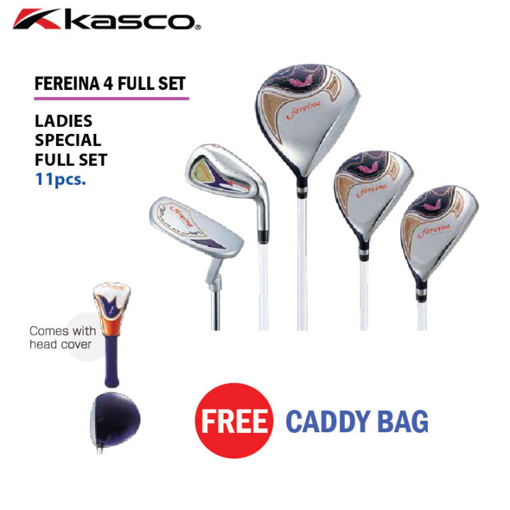 ผ่อน-0-kasco-ferreina-4-ledies-club-fullset-11pcs-free-caddy-bag-ชุดไม้กอล์ฟสำหรับผู้หญิง-ฟรีถุงกอล์ฟ