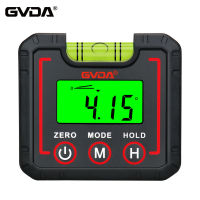 GVDA ระดับดิจิตอลกล่องไม้โปรแทรกเตอร์360 ° มินิมุม Finder วัดกล่อง Inclinometer Goniometer เอียงเครื่องมือวัด