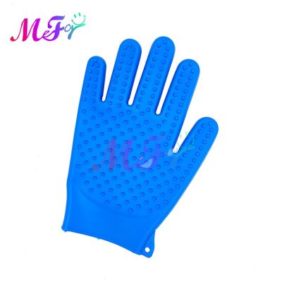 1pc Silicone Cleaning Gloves Kitchen Dish Washing Gloves For Animal Pet Dog Cat Grooming Glove Hair Remove Brush Cleaning Combs Safety Gloves