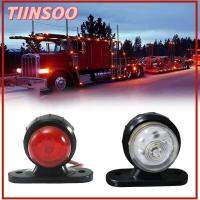 TIINSOO 2pcs มินิมินิ ไฟเครื่องหมายด้านข้าง แผ่นยางรอง DC 12V/24V ไฟมาร์กเกอร์ LED รถพ่วง กิจกรรมกลางแจ้งกลางแจ้ง แดง ขาว/แดง เหลือง ไฟแจ้งเตือน รถบรรทุกสำหรับรถบรรทุก