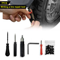 Motorcycle Car Tire Repair Plugger Tools Set Tire Wheel Repair Kit Mushroom Plug Probe Nozzle Tire Puncture Repair Accessories