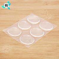 1Sheet=6PCS Round Silicone Gel Heel Liner Grips Soft Cushion Pad Insole For High Heeled Shoe Clear Back Shoes Accessories