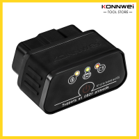 KONNWEI เครื่องสแกนเซ็นเซอร์รถยนต์รถยนต์ OBD-II ไร้สาย KW903 BT 4.0เครื่องสแกนทดสอบเครื่องมือสแกนวินิจฉัยอัตโนมัติสำหรับระบบ IOS Android