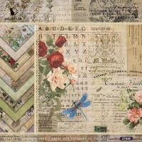 24Pcs/Lot Spring Flowers Retro Material Papers DIY Scrapbooking Album Diary Gift Decorative Paper Scrapbooking Paper