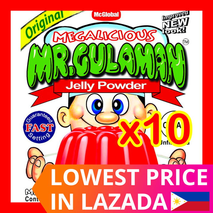 100x 25g MR GULAMAN Powder CLEAR Unflavored GELATIN Powder Gelatine Gel