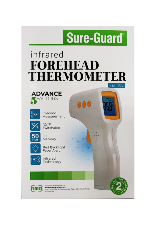 Sure Guard Infrared Forehead Thermometer Lazada Ph 5649