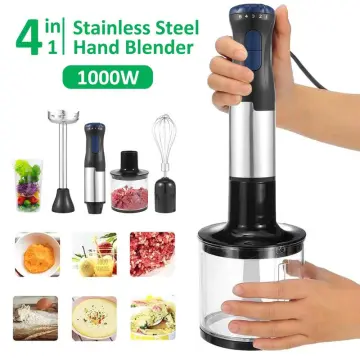 New 5-in-1 Multi-function Immersion Hand Blender Set Powerful 400W 2-Speed Handheld  Stick Blender Stainless Steel Blender Fruit - Buy New 5-in-1 Multi-function Immersion  Hand Blender Set Powerful 400W 2-Speed Handheld Stick Blender