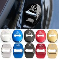 Hot New 4pcs/set Stainless Steel Car Door Lock Cover for Lexus NX300h NX200T NX300 NX200 RX300 RX330 RX350 RX400 RX450 RX200T Car Lock Case Sticker Gate Protector Decoration zhi