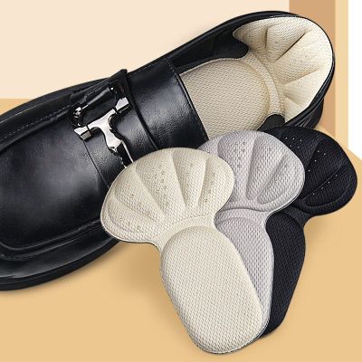 Heel Stickers Sneakers Heel Protection Pads Pain Relief Shoe Size Reducer Half Cushion Heel Inserts T-Shaped Shoe Foot Care Pad Shoes Accessories