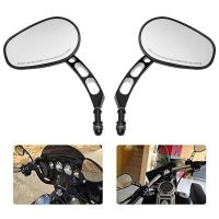 Motorcycle Universal 8MM Rear View Side Mirrors For Harley Touring  Road King Sportster XL883 1200 Fatboy Dyna  Softail Breakout Mirrors