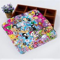 Custom Tokidoki Cartoon Face Towel Small Hand Towels Kitchen Towel Hotel Restaurant Cleaning Towel Microfiber Fabric