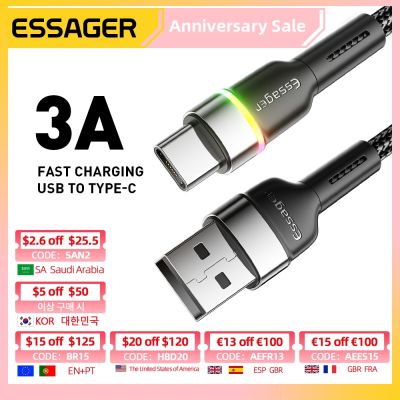 สายชาร์จ USB Type C 3A สำหรับโทรศัพท์มือถือ Samsung Redmi,สินค้าพร้อมส่งสายสายชาร์จได้ไวสายดาต้า Xiaomi