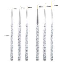 3pcs Nail Art Line Drawing Brush Various Lengths Manicure Tools Lines Stripe Flower Painting Drawing Line Brush Manicure Tools Artist Brushes Tools