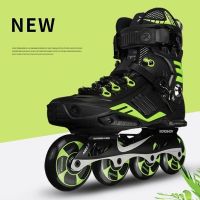 Professional Inline Roller Skates Speed Skating Shoes 4-Wheels Patines Woman Man Adult Child Outdoor  Patins For Beginner Training Equipment