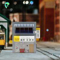 Focheni 1/64 Tofu Shop Diorama โมเดล S ขนาดตั้งโต๊ะโต๊ะเล่นทรายเครื่องประดับในเมือง