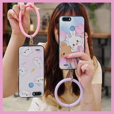 The New hang wrist Phone Case For Tecno POP2F/B1F dust-proof youth soft shell creative couple simple personality taste