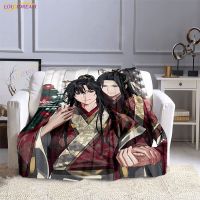 Custom Mo Dao Zu Shi Anime Blanket Flannel Family Blanket Cartoon Microfiber Plush Flannel Throw Blanket on Bed Sofa Bedding