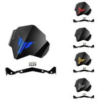 Motorcycle Windshield Airflow Deflectors Shield Screen with Bracket for Yamaha MT-03 MT25 FZ03 2015 2016